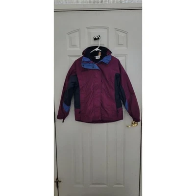 Kids Columbia Bugaboo Winter Coat Purple/Navy Blue Size 14/16 - Image 1 of 4