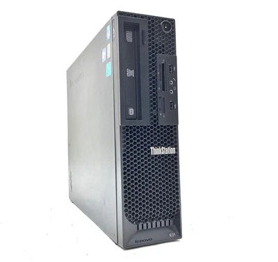 Lenovo ThinkStation E31 SFF i7-3770 3.4GHz 16GB RAM 128GB Win10 Desktop PC W2100 - Image 1 of 4