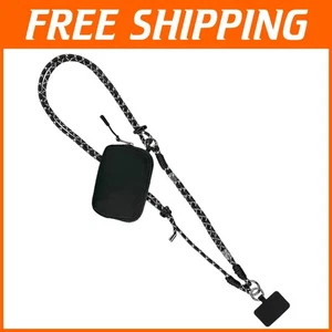 Correa de teléfono ajustable manos libres con bolsa - Elegante para comodidad sobre la marcha - Imagen 1 de 8