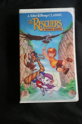 💎RARE Black Diamond Classic Walt Disney's The Rescuers Down Under- VHS Tape - Image 1 of 4