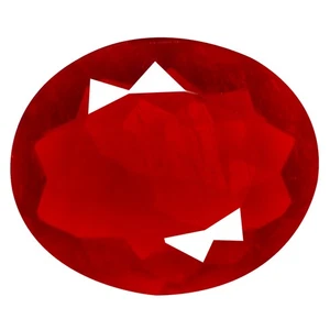 2.52 Ct Best Perfect Oval 11.8 x 10.8 MM Red Ethiopia Natural Fire Opal - Picture 1 of 5