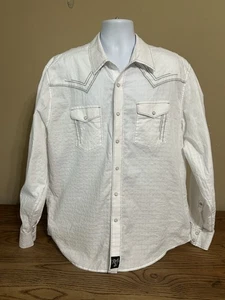 Rock 47 Shirt Pearl Snap Western Wranlger Cowboy Country Rodeo Men’s Size XXL - Picture 1 of 17