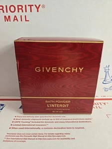 Vintage Givenchy Bath Powder L’Interdit 5 Oz, NEW - Picture 1 of 19