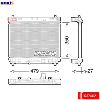 RADIATOR ENGINE COOLING DRM50058 FOR TOYOTA 1ND-TV 1.4L 4cyl URBAN CRUISER - Image 1 of 4