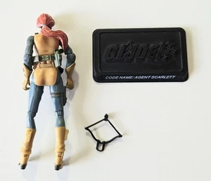 GI Joe 3.75” 25th Scarlett 100% Complete - Picture 1 of 3