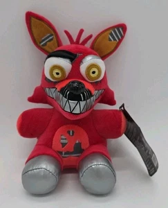 Five Nights At Freddy's NIGHTMARE FOXY 8" peluche imbottito rosso FNAF, con licenza - Foto 1 di 5