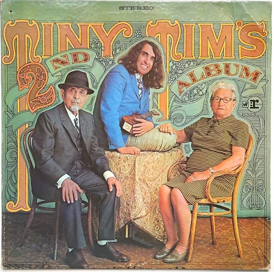 *SIGNED* TINY TIM / Tiny Tim’s 2nd Album (Reprise 6323) Orig 1969 LP Autograph - Image 1 of 4