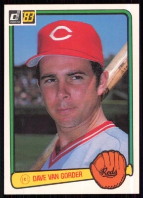 1983 Donruss Dave Van Gorder Rookie Cincinnati Reds #188 - Image 1 of 2