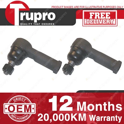 2 Pcs Trupro LH+RH Outer Tie Rod Ends for TOYOTA LEXCEN VN VP MANUAL POWER STEER - image 1 of 2