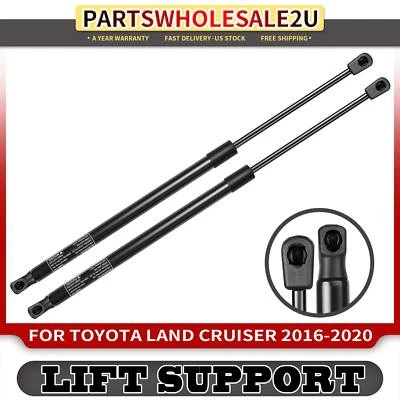 Amortiguador de soporte de elevación de vidrio para ventana lateral trasera 2 piezas para Toyota Land Cruiser 2016-2020 Foto 1 de 4
