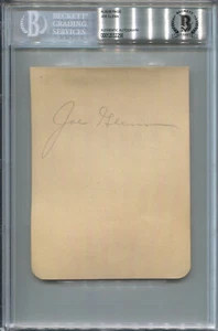 JOE GLENN Single Signed Beckett Slabbed 1937 Album Page New York Yankees BAS - Picture 1 of 2