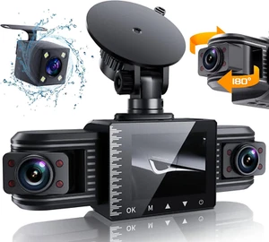 Camara De Seguridad Para Carro Delantera 4K Trasera 1080P Vision Nocturna Grabar - Picture 1 of 12