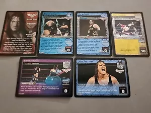 WWE RAW DEAL SS3 SURVIVOR SERIES RHYNO 6 CARD STARTER SET COLOR MISPRINT - Picture 1 of 4