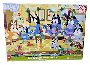 Bluey Family Christmas Advent Calendar Countdown Santa Holiday 2022 Collectible - Picture 1 of 3