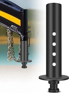 Adaptador de enganche de quinto cuello a cuello de cisne, tubo redondo de 4" tapa de carga de 2" 30.000 libras. 5º - Imagen 1 de 9