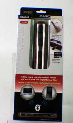 VuPoint Magic Wand PDSBT-ST43-VP Handheld Bluetooth Document Receipt Scanner gr3 - Image 1 of 4