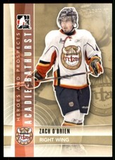 2011-12 In The Game Heroes & Prospects Zach O'Brien #64