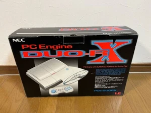 PC Engine DUO-RX Console system PCE-DORX Six Button Pad Boxed NEC Tested Working - Picture 1 of 3