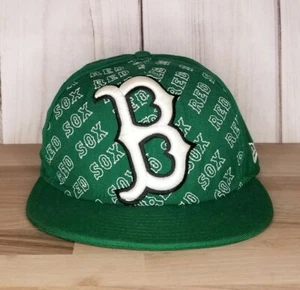 Gorra de béisbol ajustada retro Boston Red Sox 71/4 New Era 59 Fifty para hombre - Imagen 1 de 9