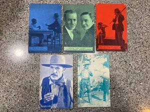 1940er Ausstellung Arcade Karten #4 AMOS UND ANDY, Hoot Gibson, Richard R Neil - Bild 1 von 2