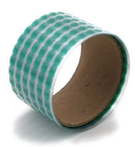 1/4" Round High Temp 400ºF Masking Tape Discs/Dots Powder Coating Paint Cerakote - Picture 1 of 2