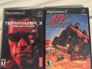TERMINATOR 3 Rise Of The Machines / ATV OFF-ROAD FURY (Sony Playstation 2) Games - Picture 1 of 3