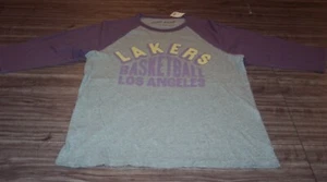 WOMEN'S TEEN LOS ANGELES LAKERS NBA BASKETBALL T-shirt XL NEW w/ TAG - Picture 1 of 3