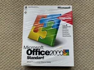 MICROSOFT OFFICE 2000 STANDARD SPECIAL UPGRADE + BOX & MANUAL WINDOWS 95 98 NT - Picture 1 of 9
