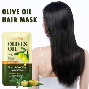 Olive Hair Mask Olive Oil Repair Smooth Nourishing Sale Mask Care X4I1 Hot L7Z4 - Picture 1 of 12