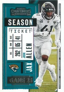 Josh Allen 2020 Panini Contenders Season Ticket #50 Jacksonville Jaguars - Bild 1 von 2