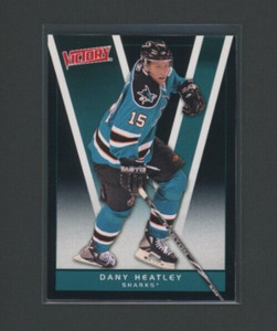 2010-11 Upper Deck Victory Black Dany Heatley #161 NM-MT