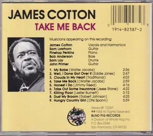 CD: JAMES COTTON - Take Me Back - Bild 1 von 2