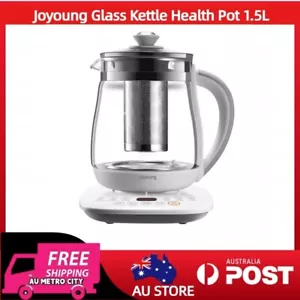 1.5L Joyoung Eletric Glass Kettle Health Pot Water Boiling Multi-function Boiler - Picture 1 of 7