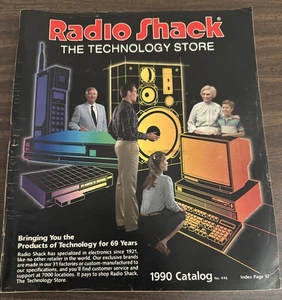 Vtg 1990 RADIO SHACK Catalog #446 w/ 182 Pages Electronics Computers Radios - Bild 1 von 10