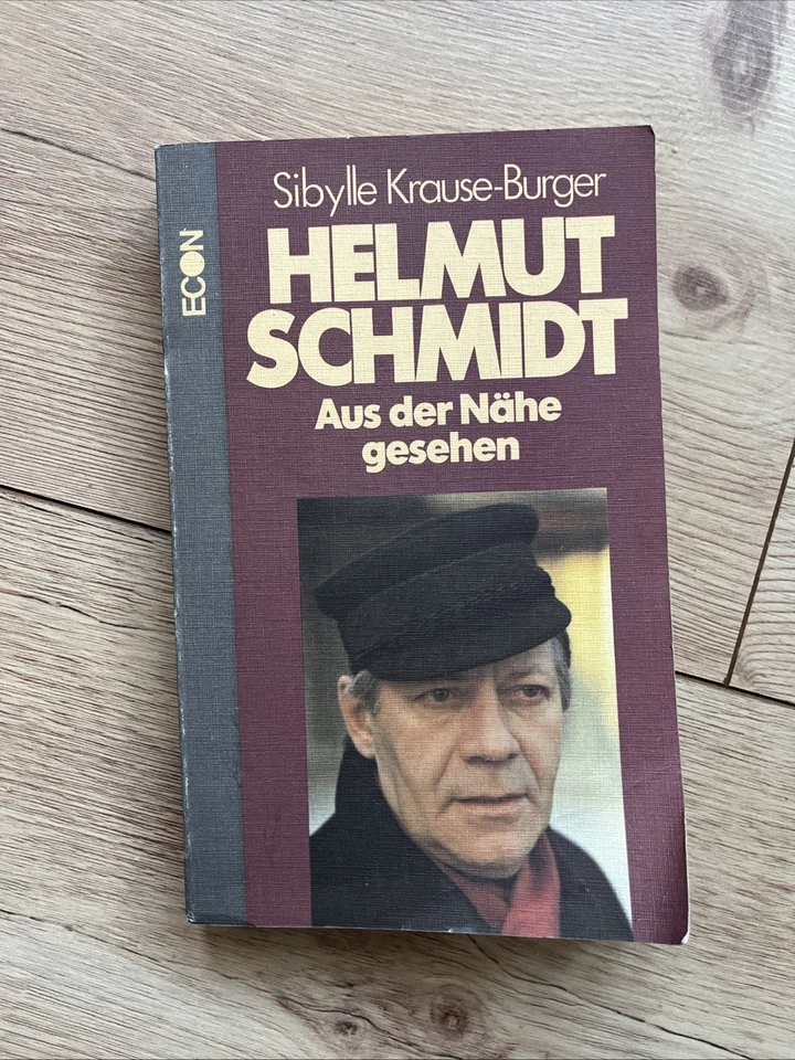 "Aus der Nähe gesehen" Helmut Schmidt Biografie mit Autogramm des Bundeskanzlers - Bild 1 von 3