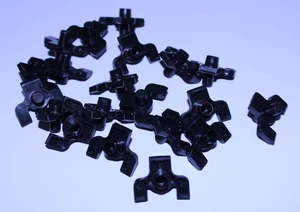 Clips de ajuste cromados laterales Lotus Elan 2 + 2 y Vauxhall Victor 101 x 20 totalmente nuevos - Imagen 1 de 1