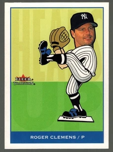 Roger Clemens 2002 Fleer Tradition Update HEADS UP Insert #U1HU New York Yankees - Bild 1 von 2