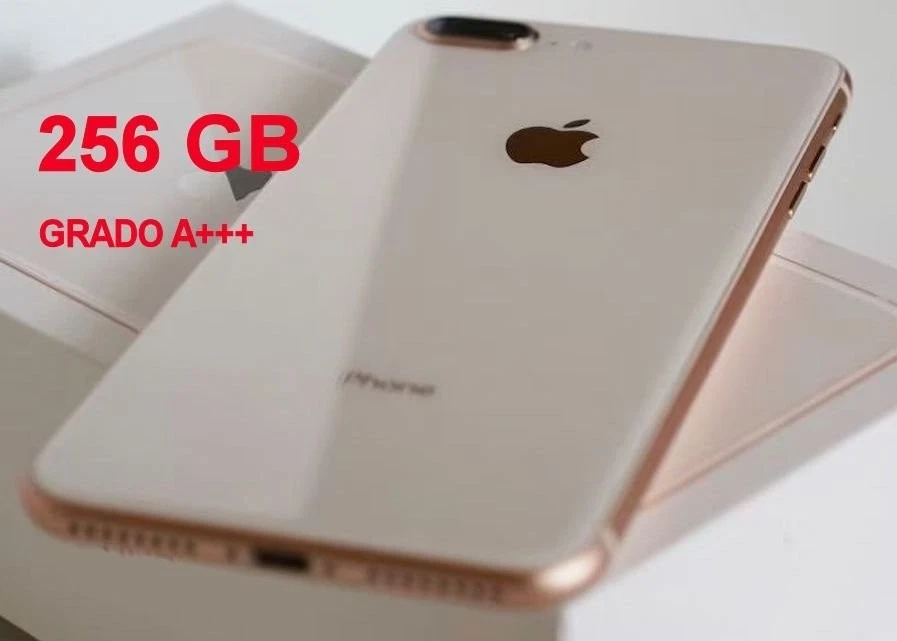 Apple iPhone 8 PLUS  256 GB  GOLD ( Oro Rosa )  Grado A+++  Batteria 100% - Immagine 1 di 4