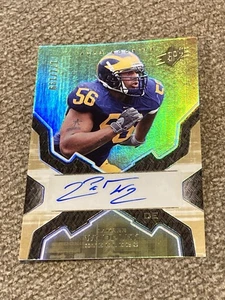 2007 SPx Autograph #184 LaMarr Woodley RC SP /199 Rookie Steelers Michigan - Bild 1 von 2