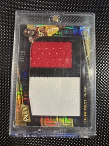 2018 PANINI THE NATIONAL VIP Calvin Ridley RC GOLD REFRACTOR PATCH /10 #vip-cr - Foto 1 di 2