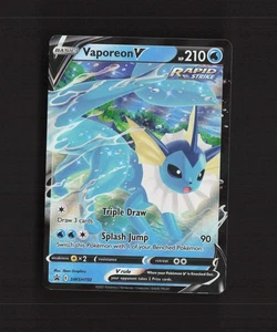 Vaporeon V SWSH150 Sword & Shield Black Star Promo Holo Pokemon Card NM - Picture 1 of 10
