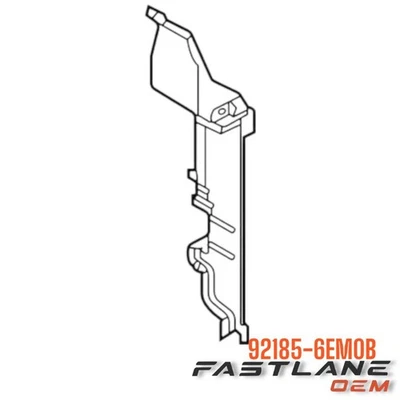 2023-2024 NISSAN VERSA SELLO-CONDENSADOR LATERAL NUEVO OEM 92185-6EM0B Foto 1 de 4