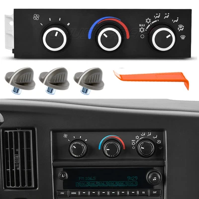 A/C Heater Climate Control Panel 599-217 For 1996 1997 1998-2005 Chevrolet Astro - Image 1 of 4