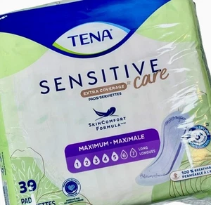 Tena Intimates Maximum Sensitive Care Inkontinenz Blasenkontrolle Pads 39 Ct - Bild 1 von 2
