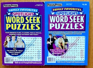 Menge (2) Familie Favoriten Spotlight Wortsuche Puzzles Bücher NEU kostenloser Versand - Bild 1 von 1