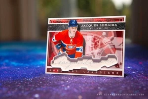 Jacques Lemaire Montreal Canadiens Expansion Era Signature Cut Card - Autograph - Picture 1 of 2