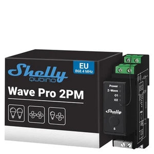 Shelly Relais Schalter Wave Pro 2PM Rolladenschalter - Bild 1 von 6