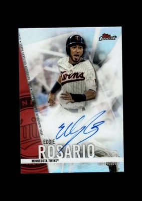 Topps Finest 2017: #FA-ER Eddie Rosario ref automático casi nuevo-como nuevo o mejor Foto 1 de 2