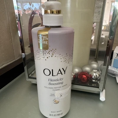 Olay Body Wash 26 Fluid Ounces. Elasticity Boosting With Peptide Serum Brand New - Image 1 of 3