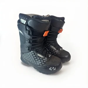 THIRTYTWO Snowboard Boots LASHED Level 3 Model 10 Black 32 Lace Up Men's 9.5 - Picture 1 of 7